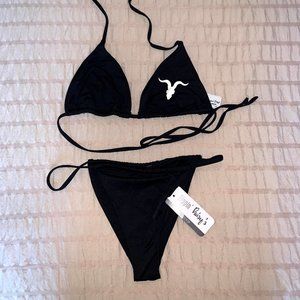 Ignite Black String Bikini